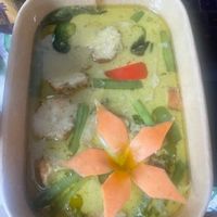 Gang Keo Wan 'Green Curry' Mixed Vegetables at Chaba Thai in Brussels