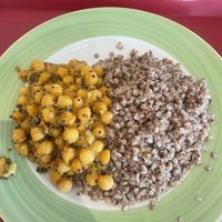 Buckwheat and chickpeas-chinoa   at East Dining Hall - NYU in Abu Dhabi
