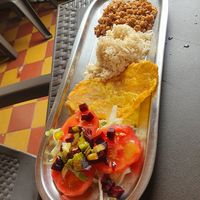 main dish at Verde Manantial Veg in Cali