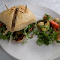 breakfast torta at Gracias Madre - WeHo in West Hollywood