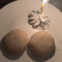 Cute birthday snickerdoodles they gave me  at Gracias Madre - WeHo in West Hollywood