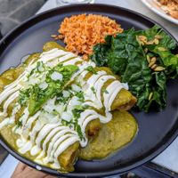 Enchiladas at Gracias Madre - WeHo in West Hollywood
