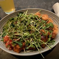 Nice bowl with tofu, sweet potatoes etc  at Gracias Madre - WeHo in West Hollywood