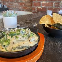 Artichoke spinach poblano dip  at Gracias Madre - WeHo in West Hollywood