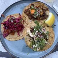 Taco trio  at Gracias Madre - WeHo in West Hollywood