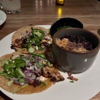Mushroom asada tacos  at Gracias Madre - WeHo in West Hollywood