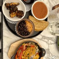 Fajitas with maitake mushrooms    at Gracias Madre - WeHo in West Hollywood