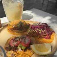 trio tacos- mushroom, jackfruit, sofritas   at Gracias Madre - WeHo in West Hollywood