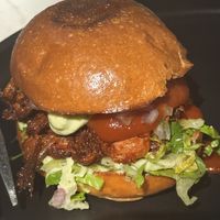 Jackfruit slider  at Gracias Madre - WeHo in West Hollywood