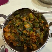 Bhindi do Piaza at Taste of Taj in Perry Hall