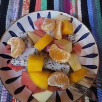 Fruits salad at Heaven Guesthouse and Restaurant in Pakse