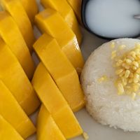 Mango and sticky rice at Bai Tong  in Krabi