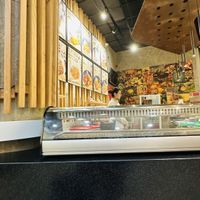 Ordering area and menu  at Idea Ramen - Kiosk in Lisbon