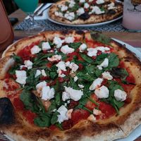 Spinaci Pizza (with Veganaria Cheese) at Alforno Madeira in Machico