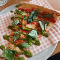 Vegan slice (£4.50) at Gigi's Pizza in Bristol