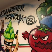 inside at Vegangster in Rostock