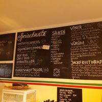 Menu at Vegangster in Rostock