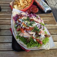 Vöner (+ Pommes + Vürüm) at Vegangster in Rostock