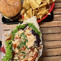 Vegangster Burger, Dippers und Vöner  at Vegangster in Rostock