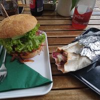Burger und Vürüm at Vegangster in Rostock