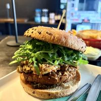Funghi Burger  at Vegangster in Rostock