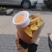 Potato chips at Vegangster in Rostock