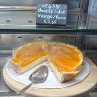 Vegan cheesecake !  at National Maritime Museum in Amsterdam