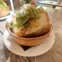 Sandwich full of vegetables at Koccio in Valletta