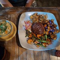 Nasi campur at Warung Gayatri in Abang