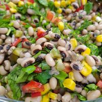 bean salad at Bizim Mutfak in Kirklareli