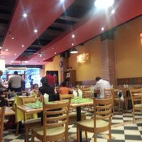 Interior del restaurant. at Green Life in Buenos Aires