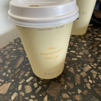 Cappuccino with soya   at Colicci Hyde Park Corner Kiosk in London