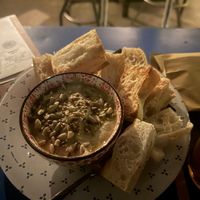 Homemade babaganoush  at Naon  in Porcia