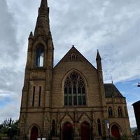 The amazing building that houses the cafe and Grimm & Co at Emporium Stories Feastery in Rotherham