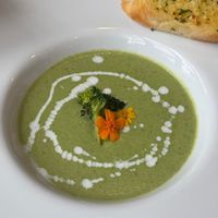 Broccoli soup at Seiva Brunchery in Chiang Mai