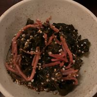 Wakame and cucumber salad at Iberico World Tapas  in Nottingham