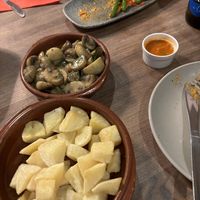 Another photo of options including the spicy brócoli   at Iberico World Tapas  in Nottingham