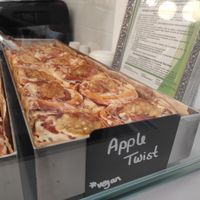 Apple twist vegan at Cinnaroma Bakery in Loule
