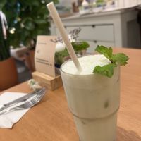 Lemon and coconut juicee  at So_lo Café - Copacabana in Rio De Janeiro