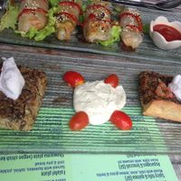 mushroom and onion pie at Green Gallery in Koh Phangan