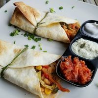 burrito at Green Gallery in Koh Phangan