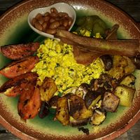 English breakfast (bread not pictured) at Green Gallery in Koh Phangan