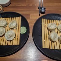 Veg mandu (dumplings) at The K Korean Restaurant in Diani