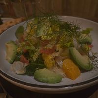 Fennel + Citrus salad at Sipeos Café & Bar in Walnut Creek
