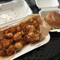 Buffalo Cauliflower bites and Smash Vurger  at WingMill in Dee Why
