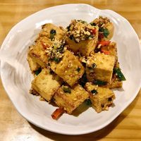 Tau hu pad prik gluea at Thai Taste Restaurant in Dubai