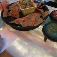 Chips guacamole and salsa  at Vintage Cantina in Green Bay