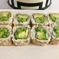 Cucumber and avocado maki at Moshi - JLT in Dubai