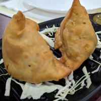 Vegetable Samosas at The Clay Oven in Indianapolis
