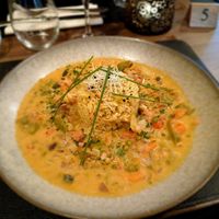 Thai vegan curry at Hotel Restaurant Sparhof in Heuvelland